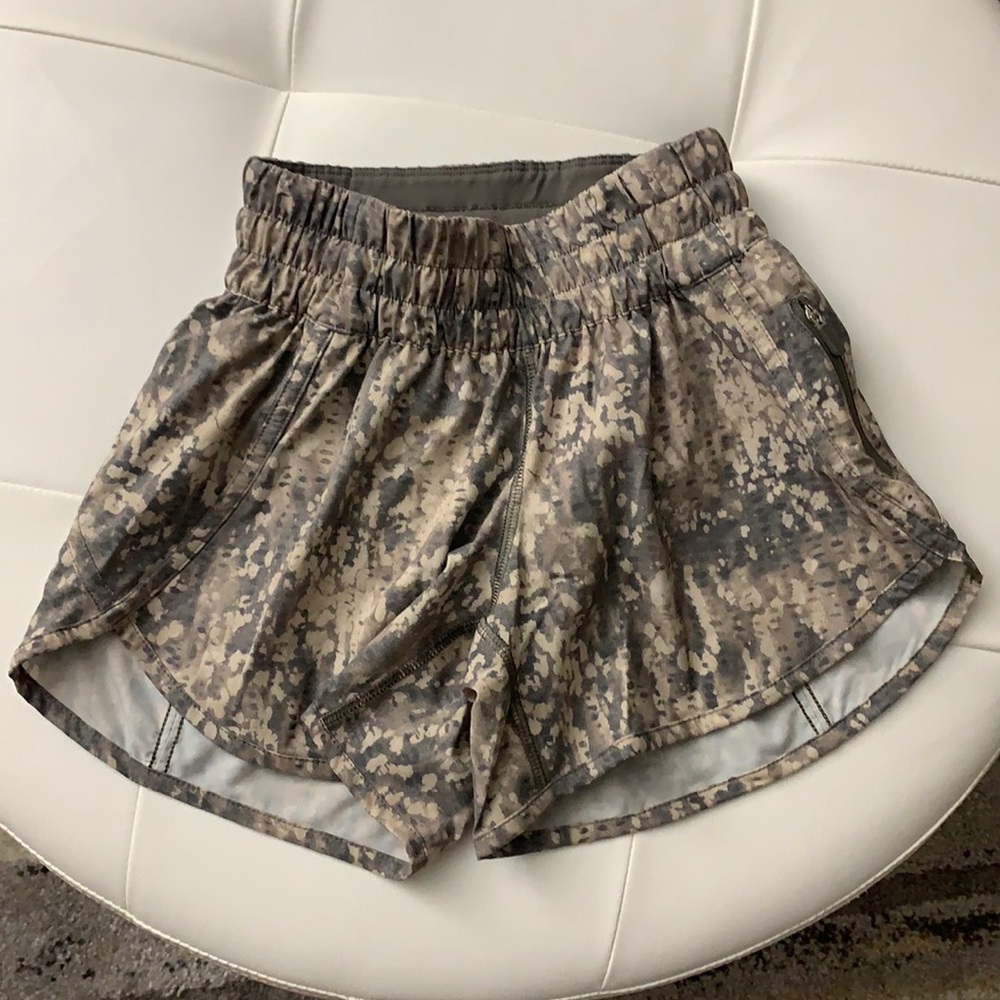 Lululemon 4 inch tracker shorts, size 0, excellent condition